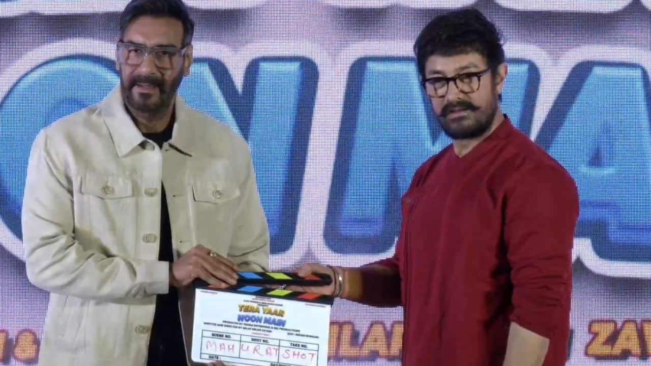 Ajay Devgn and Aamir Khan hint at reuniting for 1997 hit film Ishq: "Had so much fun on the sets of Ishq we should..."