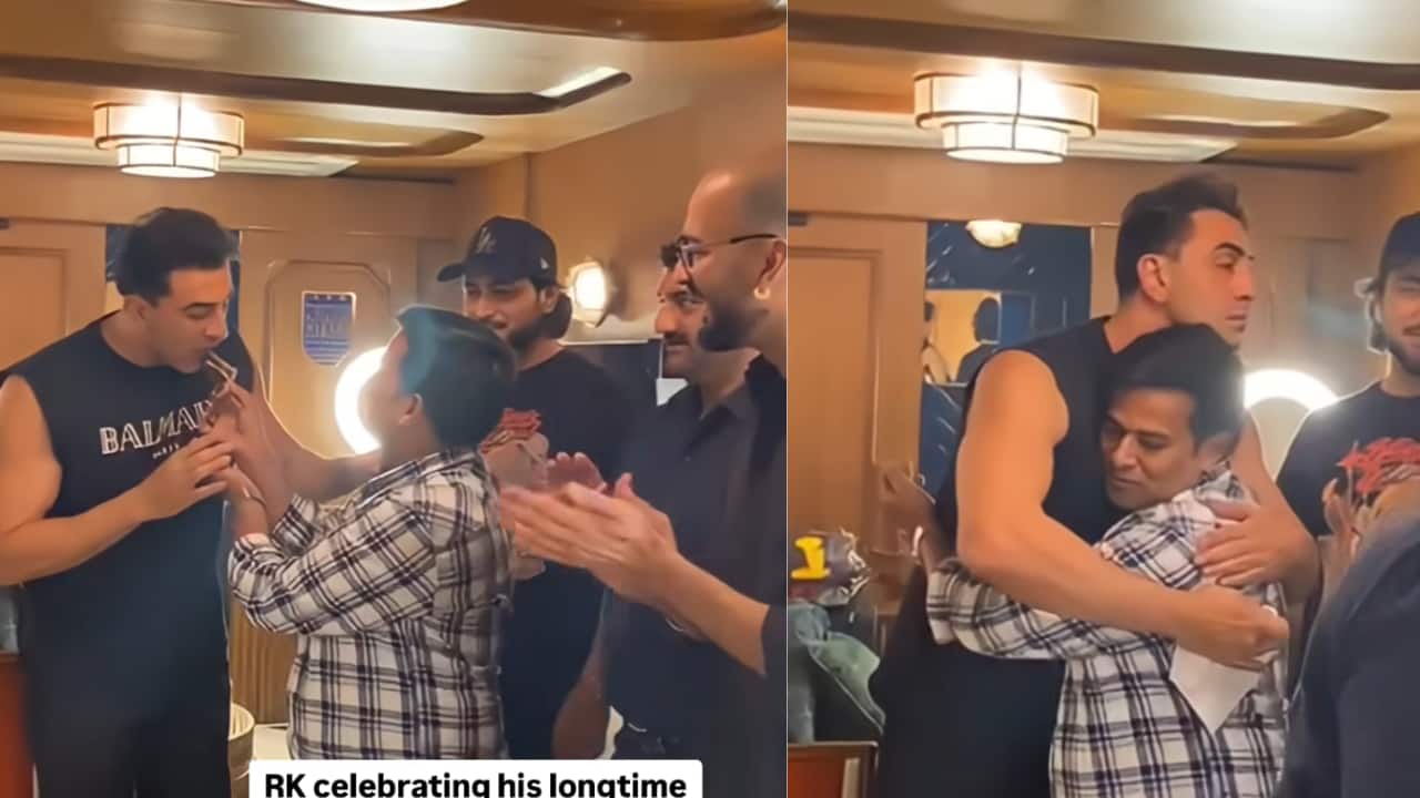 Ranbir Kapoor celebrates his spot boy's birthday at Love and War set