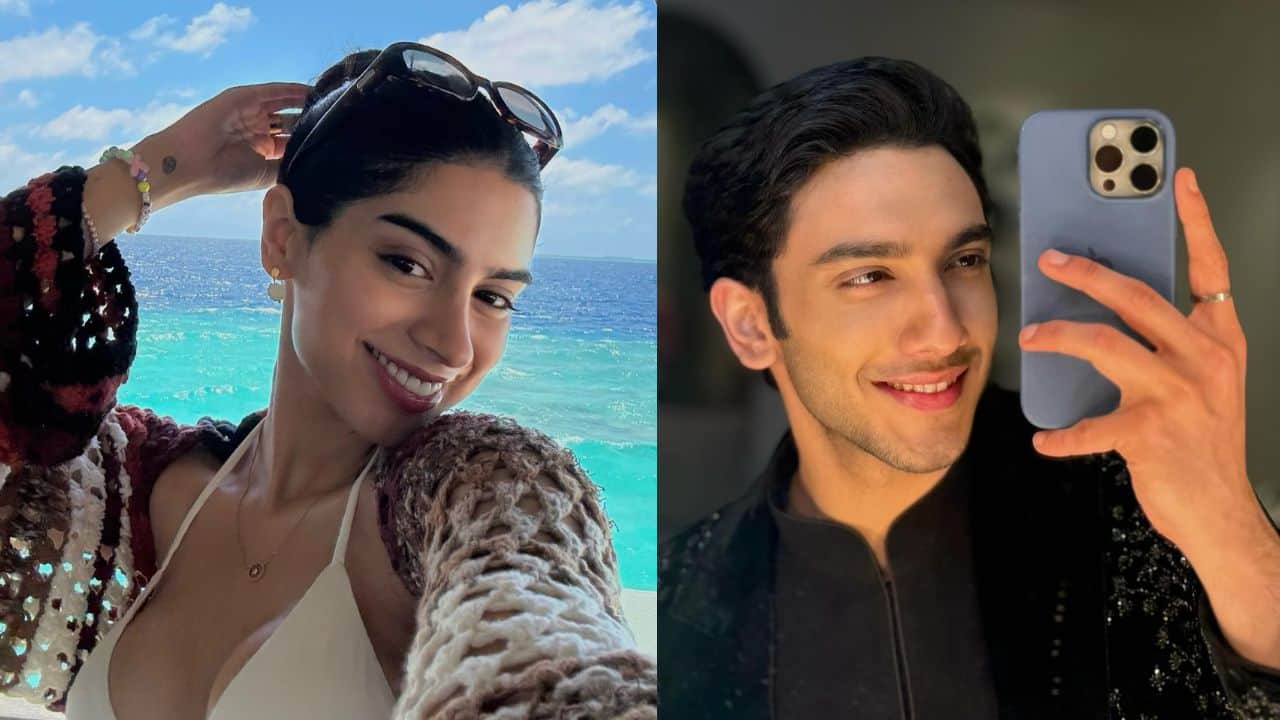 Khushi Kapoor wears bracelet with rumoured boyfriend Vedang raina's name, fans say 'stop saying you’re single in every interview!'