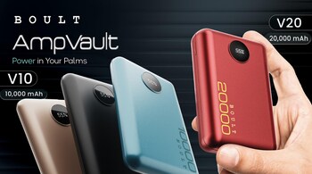 Boult AmpVault V10 and V20 power banks