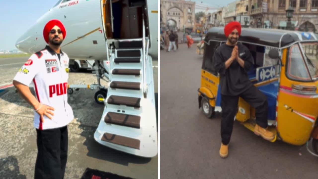 Diljit Dosanjh reaches Hyderabad, visits temple and gurudwara ahead of the Dil-Luminati concert
