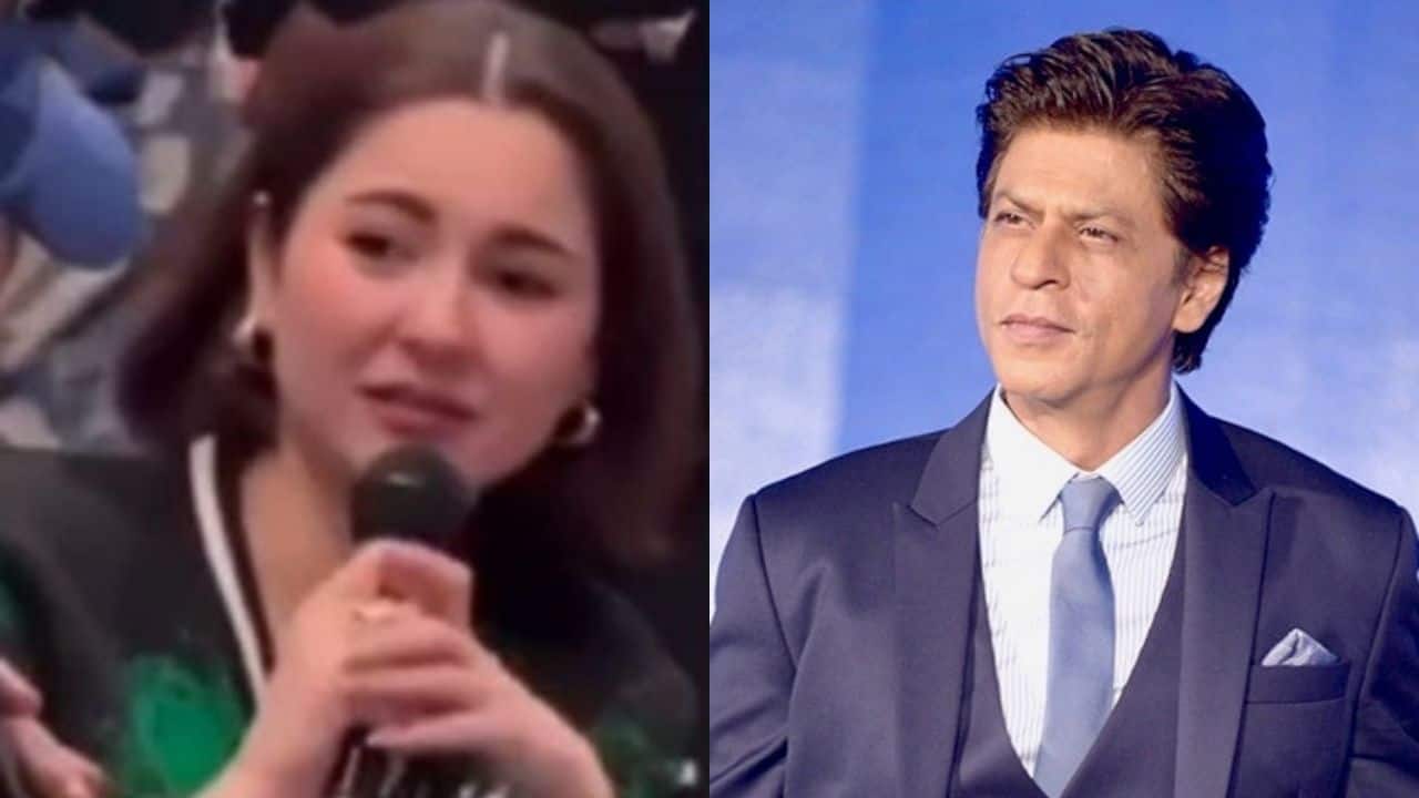 Pakistani actress Hania Aamir wants to meet Shah Rukh Khan, says, "Yeh bohot sad baat hai, mere dimaag mein toh humein dost hona chahiye"