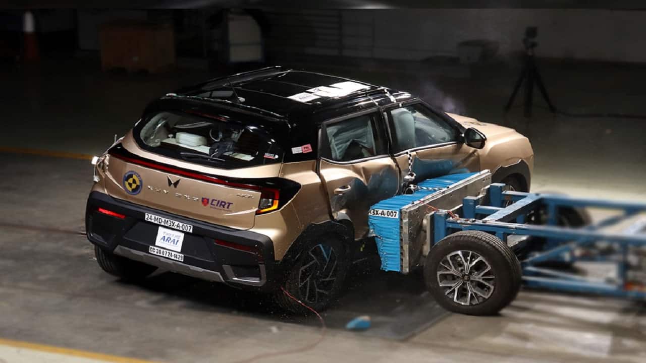 Key safety elements include six airbags, 3-point seatbelts for all seats, ISOFIX child seat anchors, and a 360-degree surround view system with Blind View Monitor to improve visibility and prevent collisions. XUV 3XO also features Level 2 ADAS, including Automatic Emergency Braking (AEB), Lane Departure Warning, and Lane Keep Assist, says M&amp;M