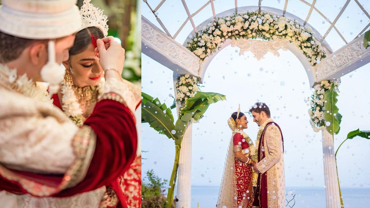 'Cherished for life, taken forever,' says Sreejita De as she shares FIRST PICS from her Bengali wedding ceremony with Michael Blohm-Pape