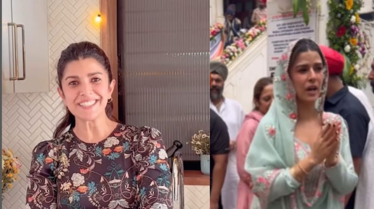 Nimrat Kaur celebrates Gurpurab – cooks kada prasad and offers prayers at  Gurudwara