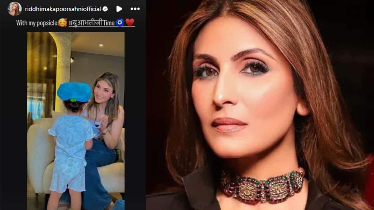 Riddhima Kapoor Sahni shares an adorable picture with niece Raha, while they play doctor-doctor