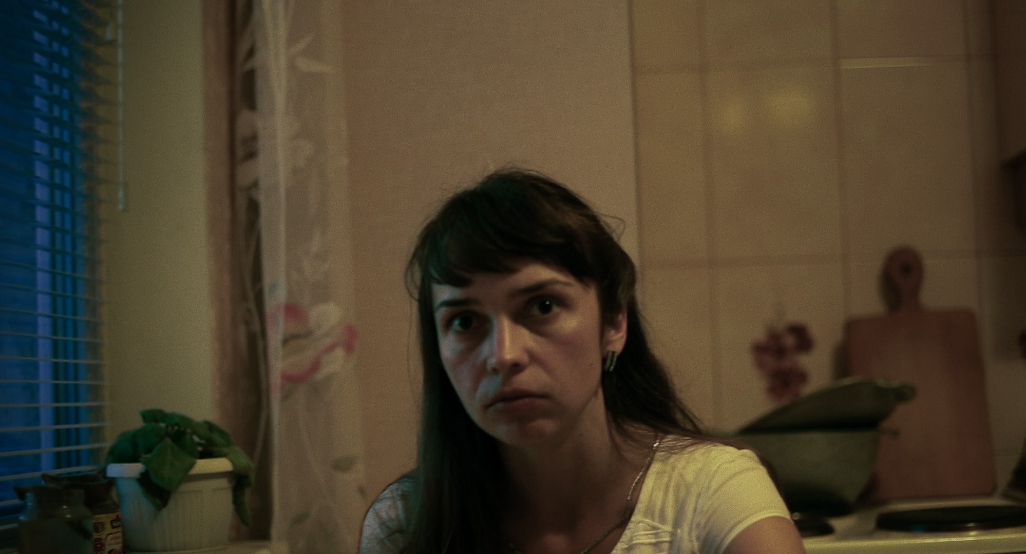 Filmmaker Lesia Diak in a still from 'Dad's Lullaby'.