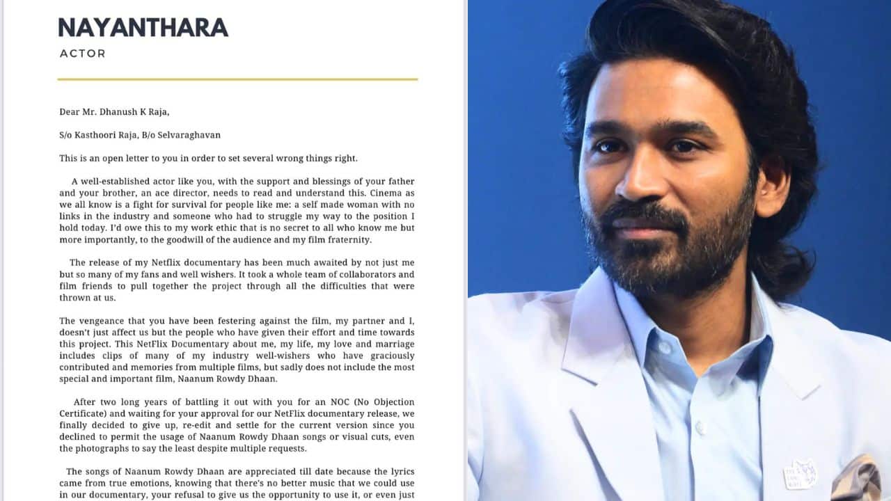 Shruti Hassan, Aishwarya Rajesh, Parvathy show support Nayanthara's open letter to Dhanush, see