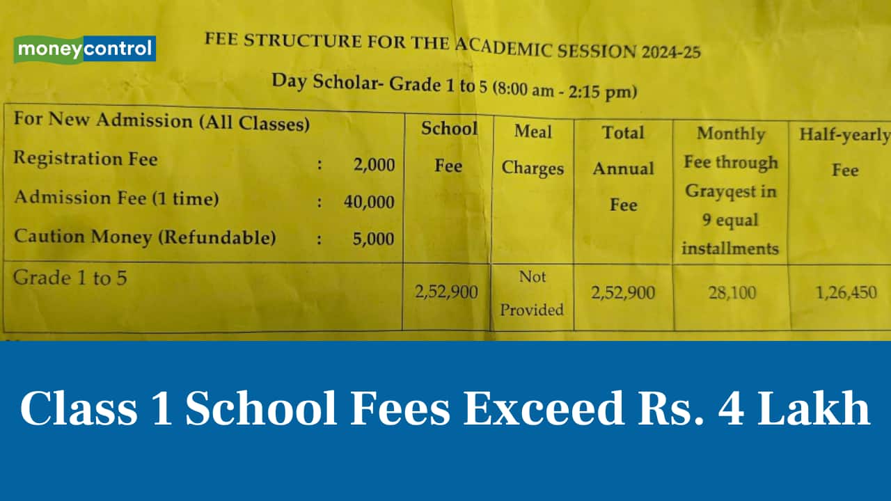 Rs. 4 Lakh Annual School Fee for Class 1 Triggers Outrage Among Parents Rs. 4 Lakh Annual School Fee for Class 1 Triggers Outrage Among Parents