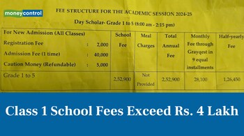 Class 1 School Fees Exceed Rs. 4 Lakh (Source: X/rishsamjain)