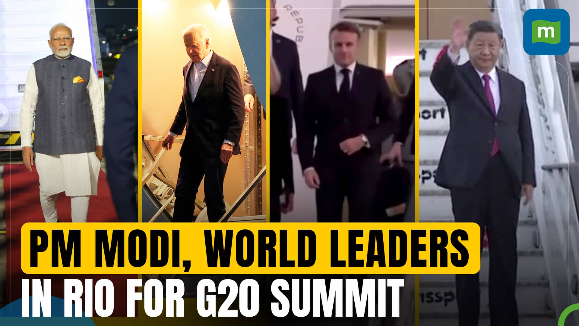 PM Modi, Joe Biden and other world leaders arrive in Rio ahead of G20 ...