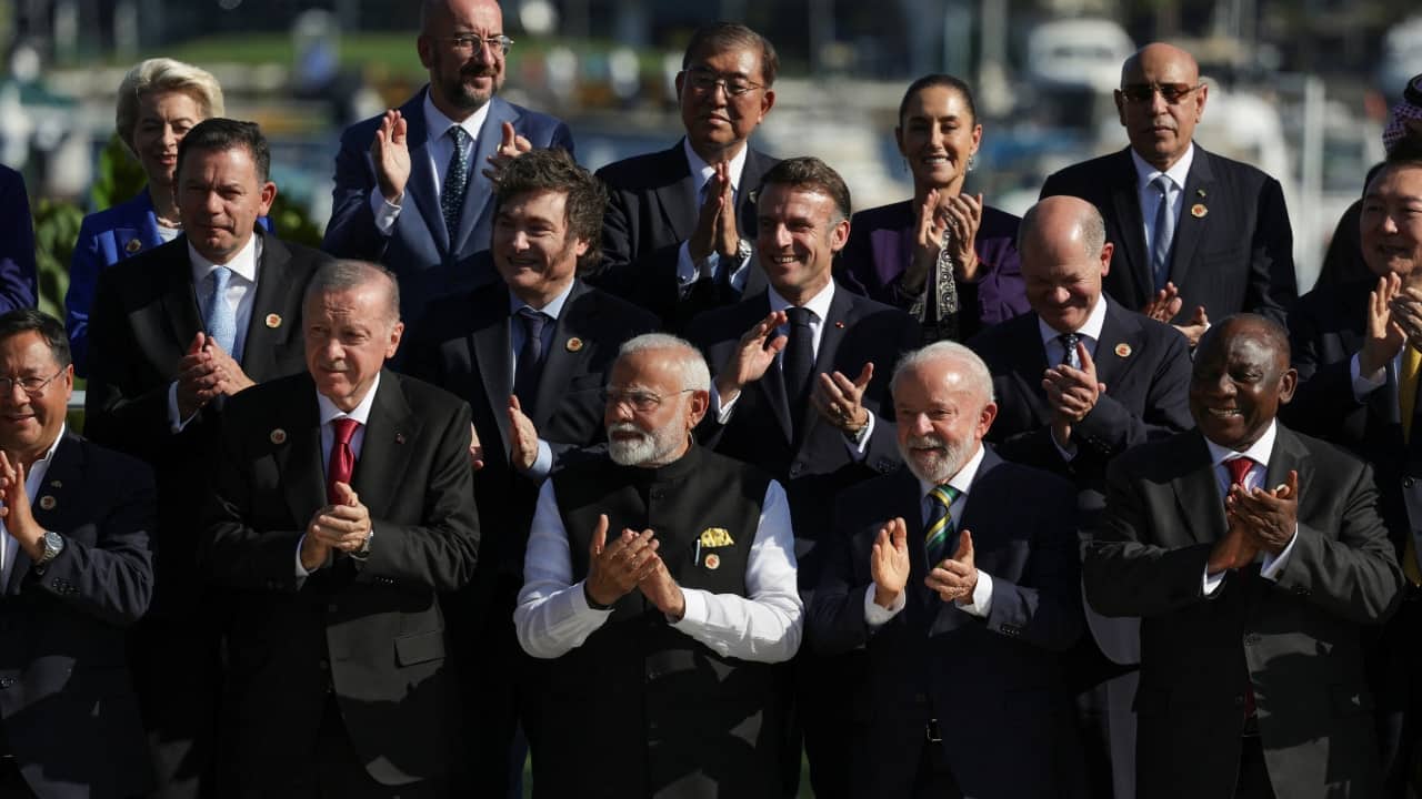 Where was Biden? The G-20 photo shows him out of the picture