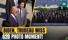 Biden, Trudeau miss traditional group photo with G20 leaders, here is why? | N18G
