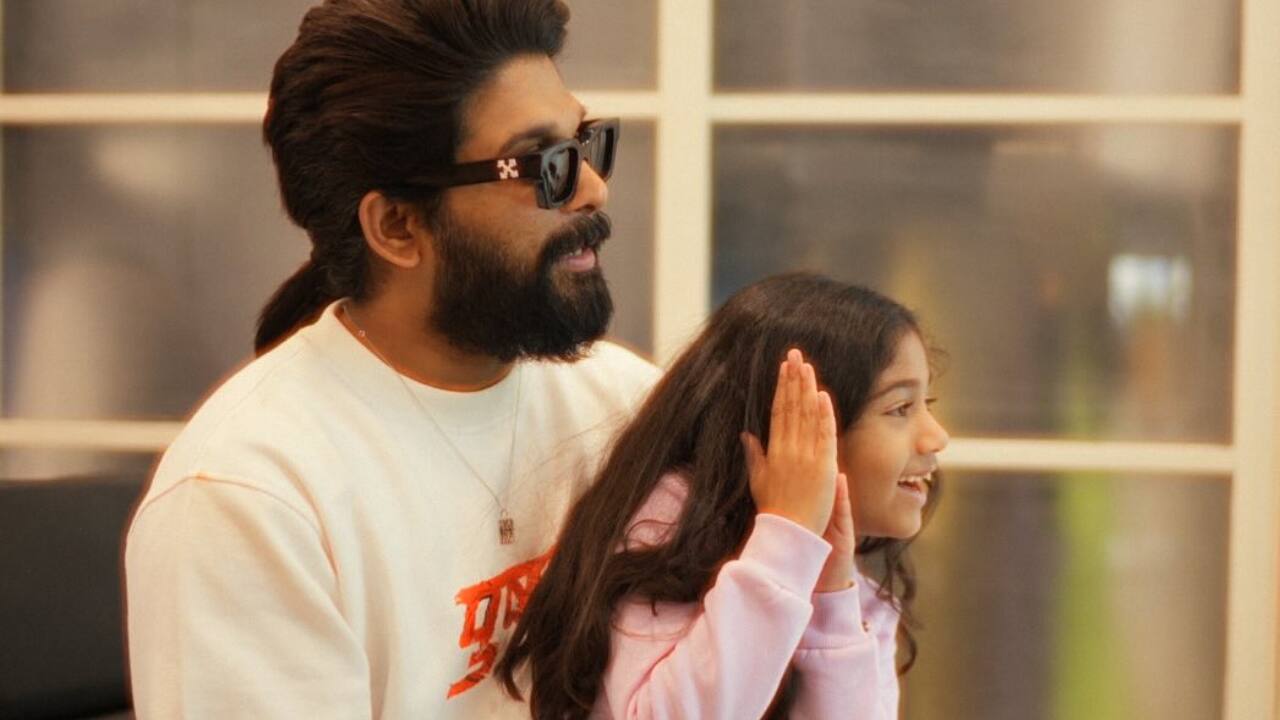 Allu Arjun shares a cute pic with daughter Arha, says 'she is daddy's princess'