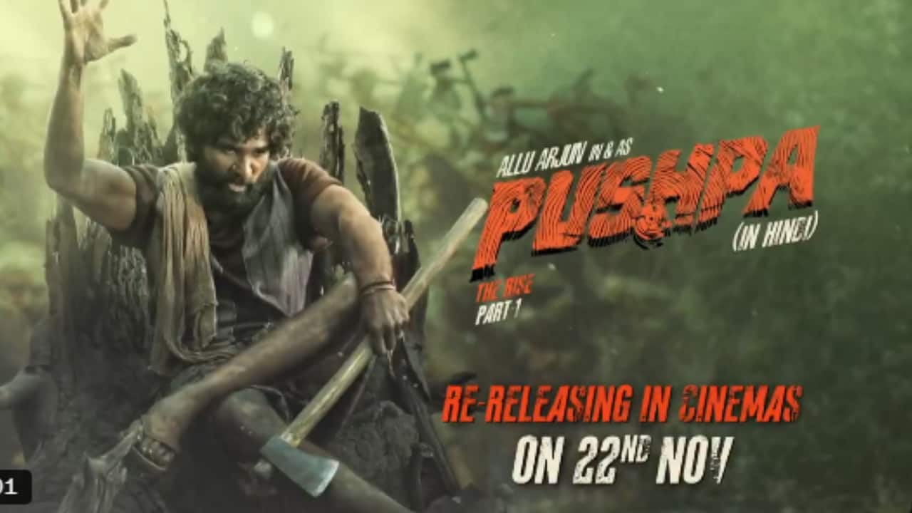 Allu Arjun's Pushpa: The Rise is all set to re-release in Hindi on November 22 before Pushpa 2: The Rule