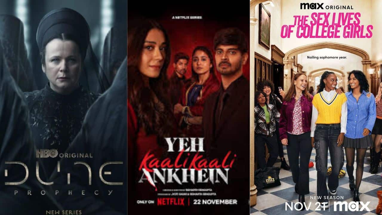 OTT Releases this week: from Dune: Prophecy to Yeh Kaali Kaali Ankhein S2, list of latest releases to watch this weekend