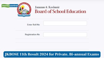 JKBOSE 11th Result 2024 for Private, Bi-annual Exams
