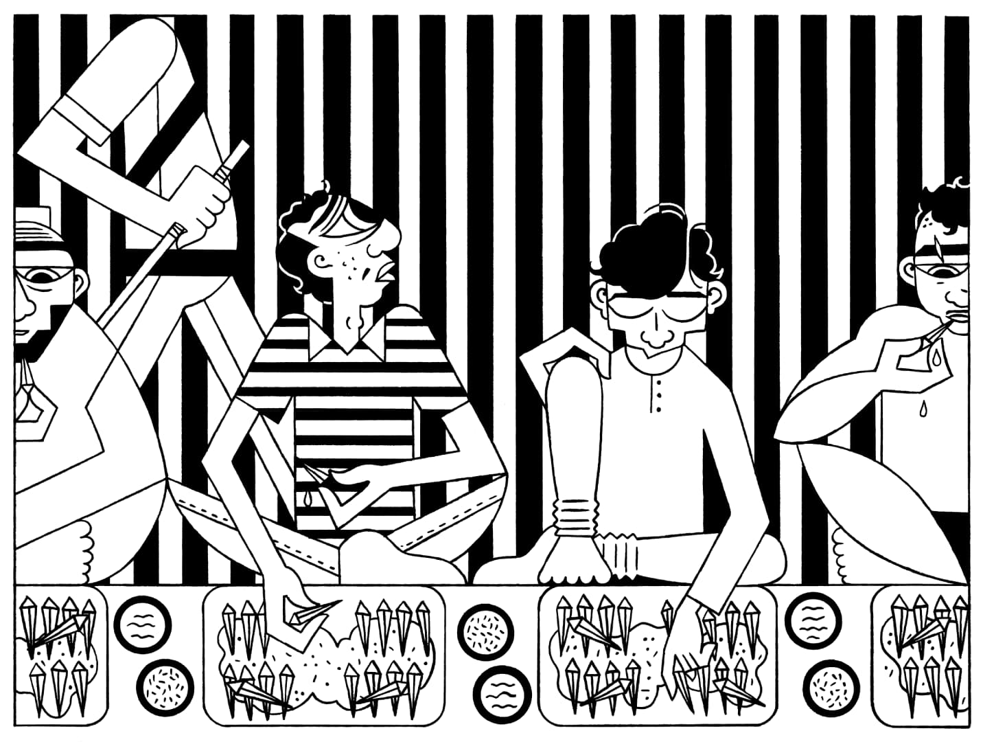 Unfair Imprisonments (Illustration by Cheyenne Olivier in Chhaunk/Juggernaut)