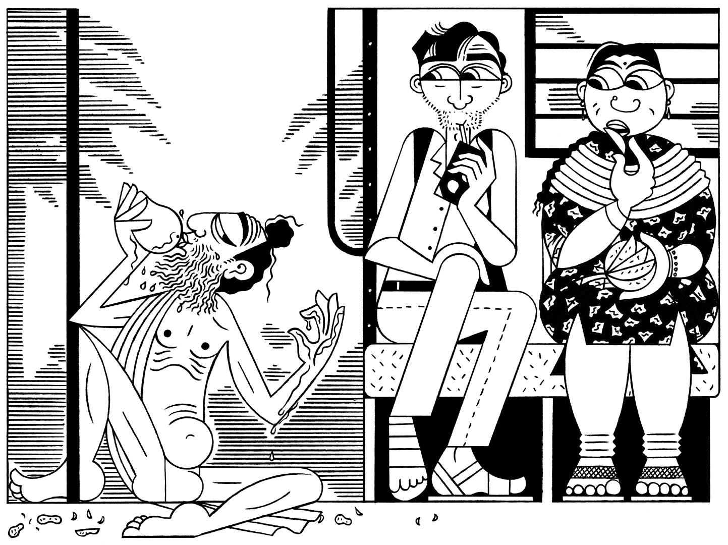 Mangoes and Manners (Illustration by Cheyenne Olivier in Chhaunk)