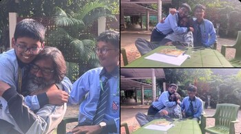 Hemant Soren with his two sons