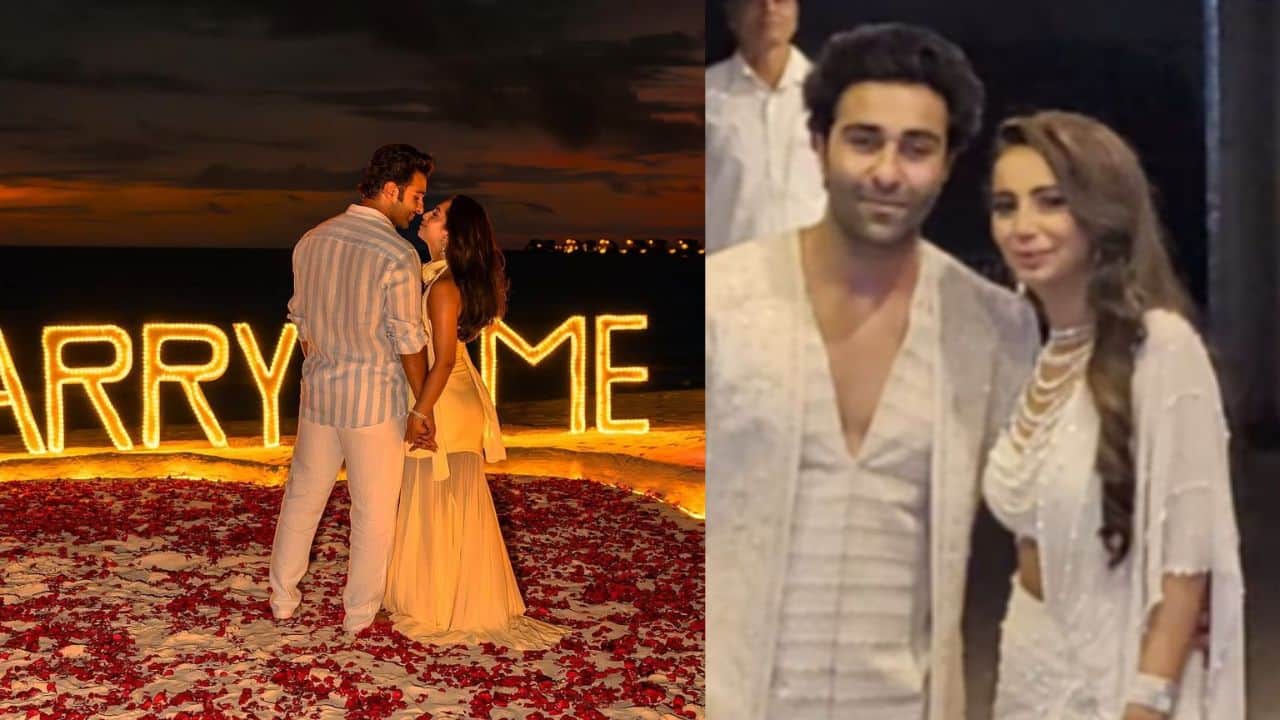 Ranbir Kapoor, Kareena Kapoor at cousin Aadar Jain and Alekha Advani's roka ceremony