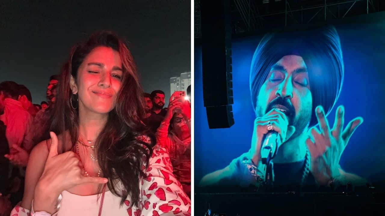 Nimrit Kaur dances to Diljit Dosanjh's songs at his concert in Pune, shares videos