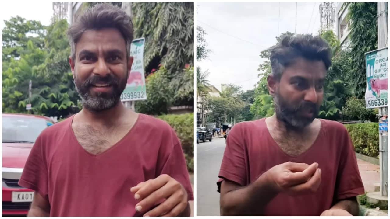 Bengaluru 'engineer', educated in Germany, seen 'begging' on streets, talks about Einstein. Video Bengaluru 'engineer', educated in Germany, seen 'begging' on streets, talks about Einstein. Video