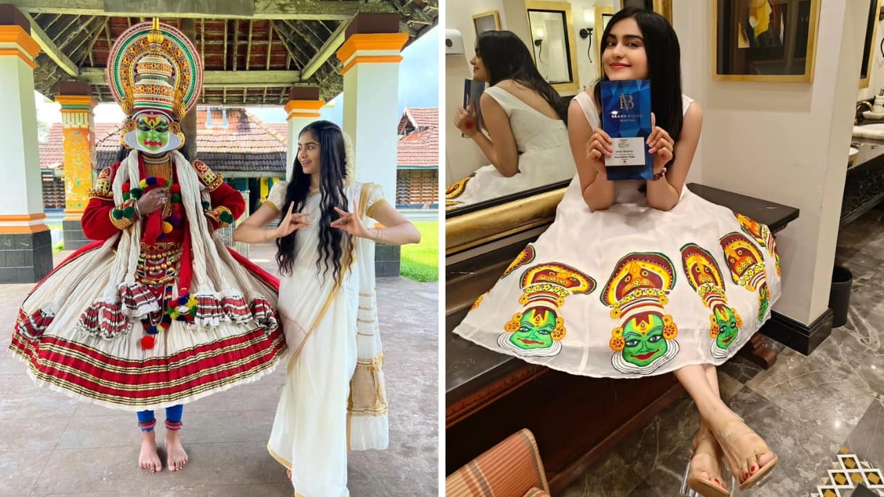 Adah Sharma pays tribute to Kerala’s artistry with a hand-painted Kathakali dress