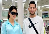 Urvashi Rautela meets India’s youngest billionaire Ritesh Agarwal at India global forum Africa, see pic