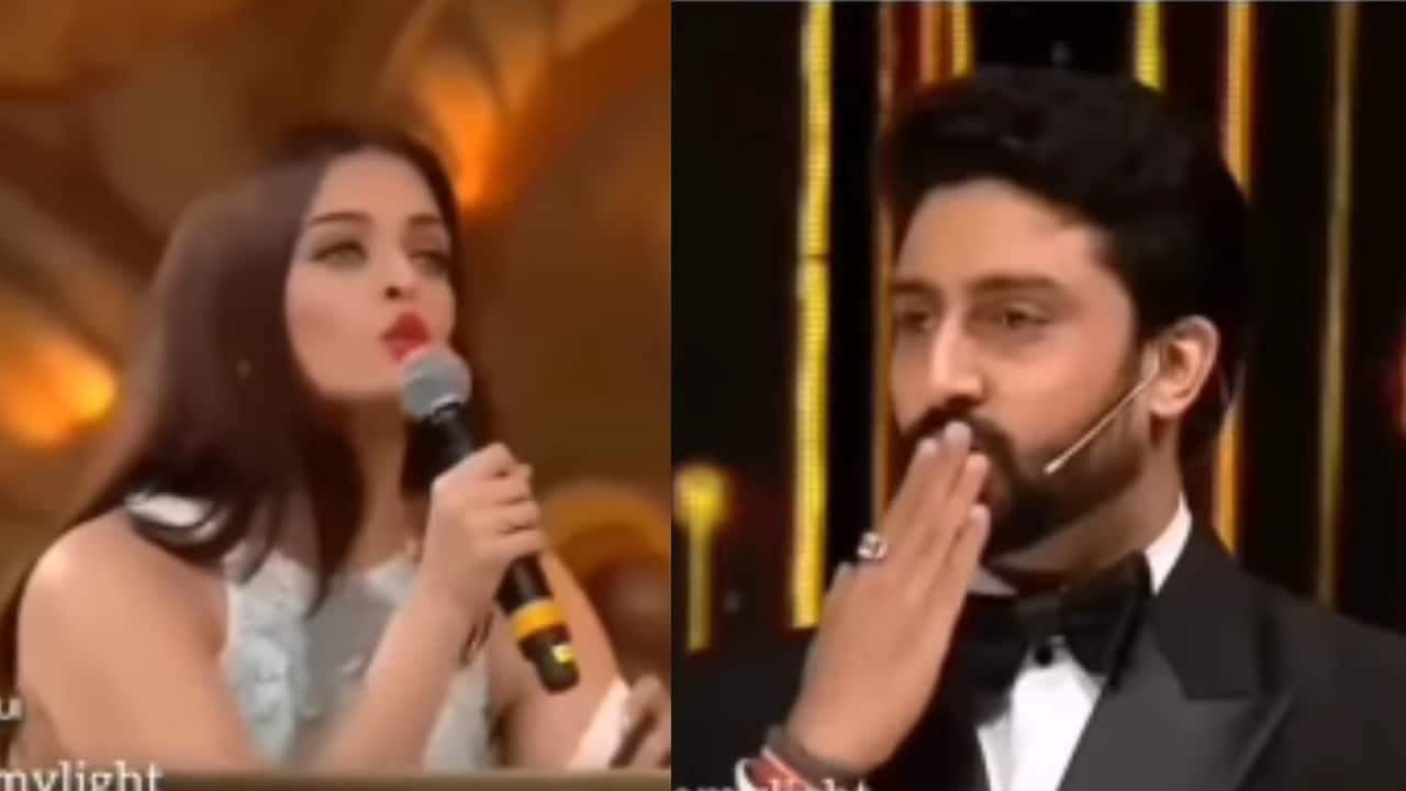 When Aishwarya Rai’s onstage kisses to hubby Abhishek Bachchan left Farah Khan blushing; watch video