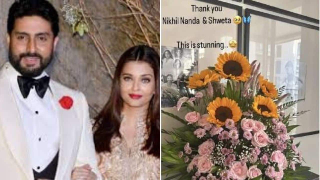 Aishwarya Rai's sister-in-law Shrima Rai shares pic of bouquet sent by Shweta and Nikhil Nanda, deletes post later
