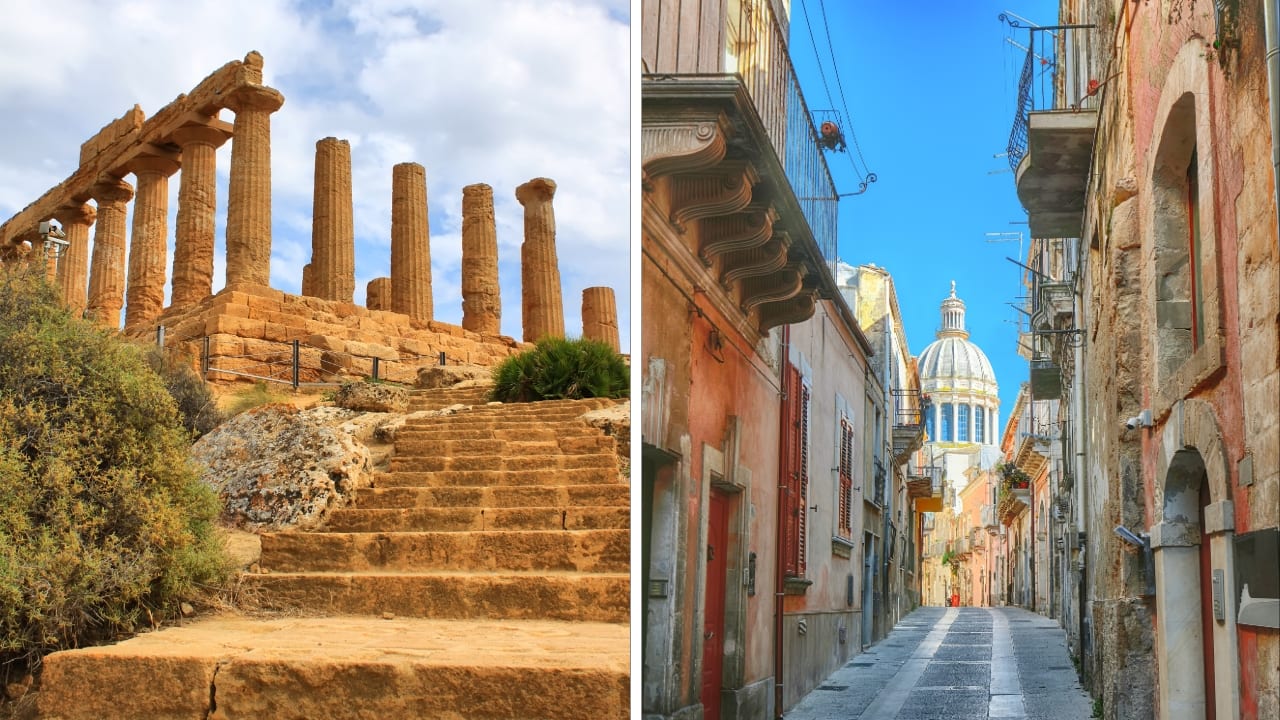 Visit Ragusa instead of Agrigento for Baroque beauty and fewer crowds in Sicily. (Image: Canva)