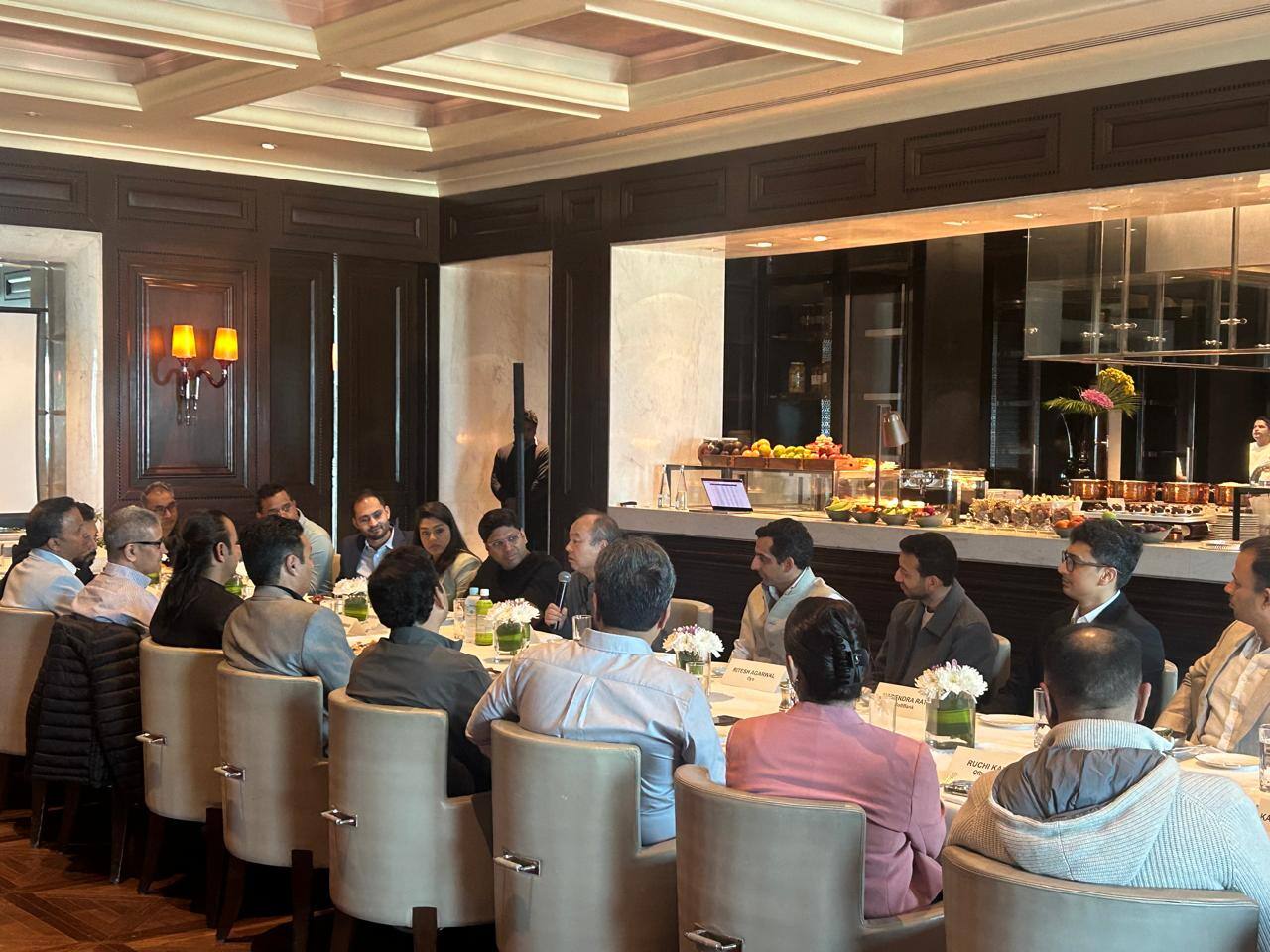 Masa with India founders 