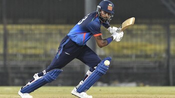 Hardik Pandya against Tamil Nadu in Syed Mushtaq Ali Trophy. (Photo: PTI)