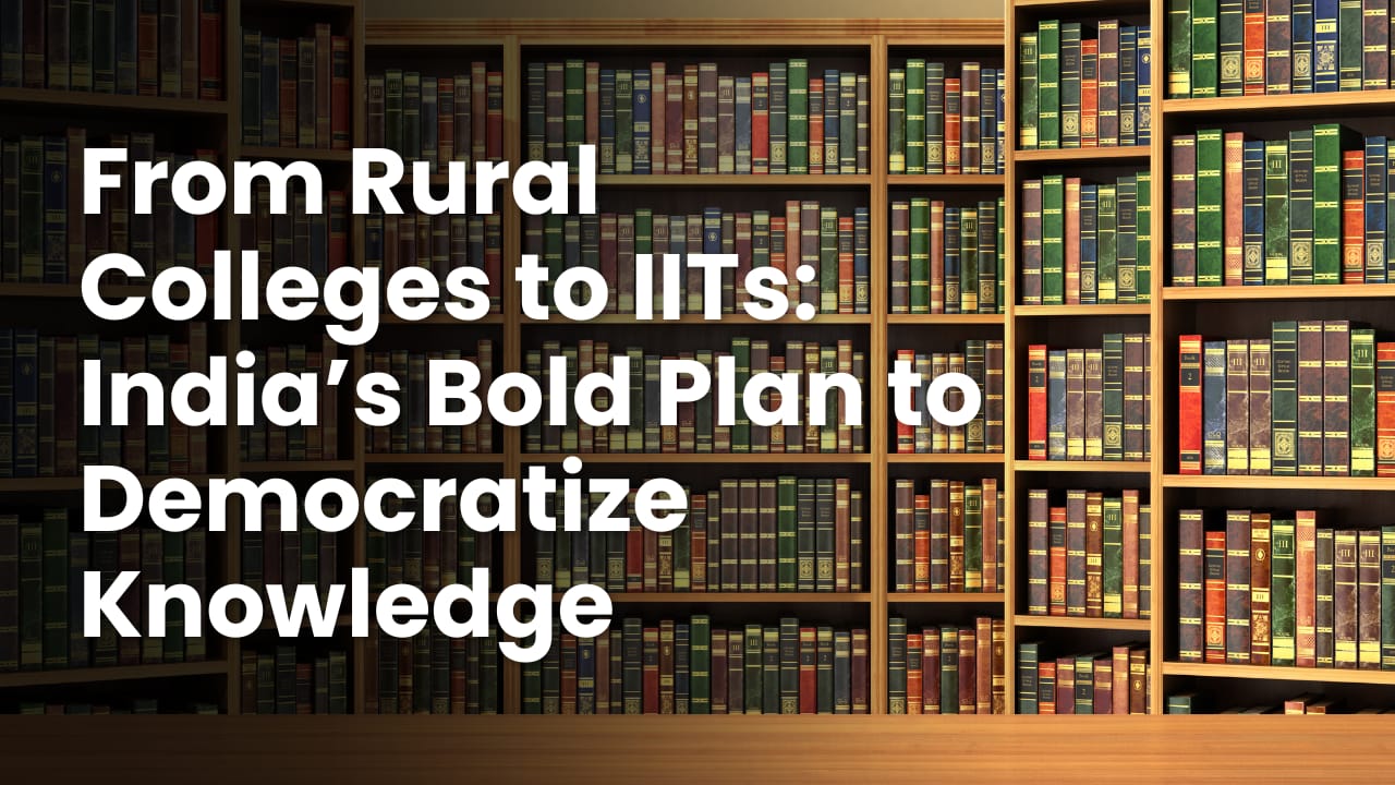 From rural colleges to IITs: How 'One Nation, One Subscription' will empower India’s students and researchers
