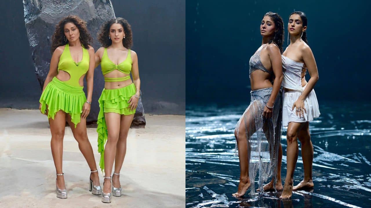 Sanya Malhotra shares stunning pics with Sunidhi Chauhan, sparks rumours of collaboration