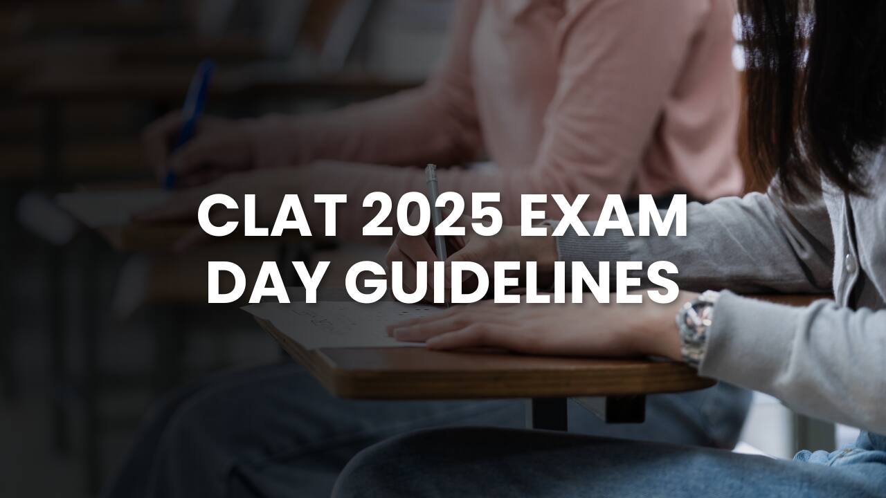 CLAT 2025 on Sunday, December 1: Check exam day guidelines and important instructions