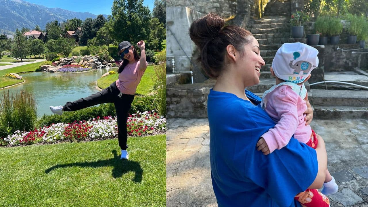 Aditya Dhar shares unseen pics of wife Yami Gautam with their son Vedavid on her birthday