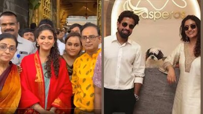 Keerthy Suresh all set to tie the knot with boyfriend Antony Thattil in Goa this December, seeks blessings at Tirupati temple