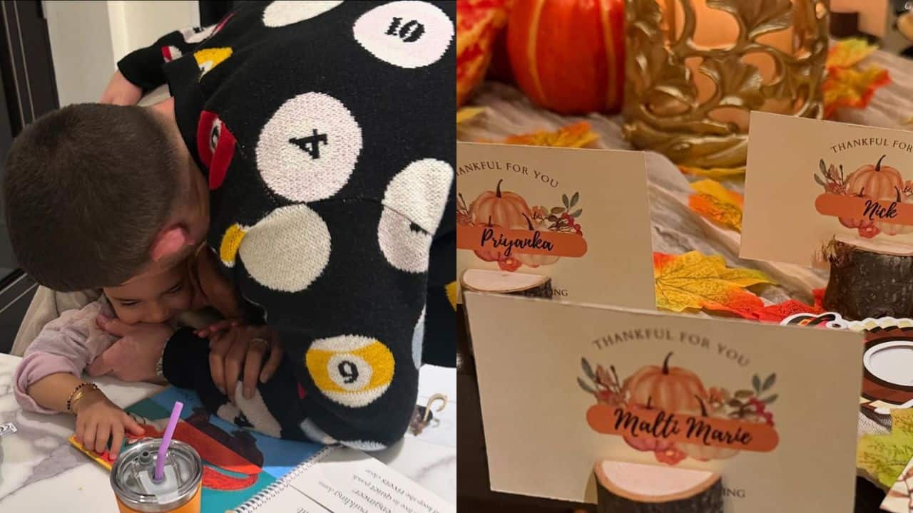Priyanka Chopra shares heartwarming Thanksgiving moments with Nick Jonas and daughter Malti, see pics