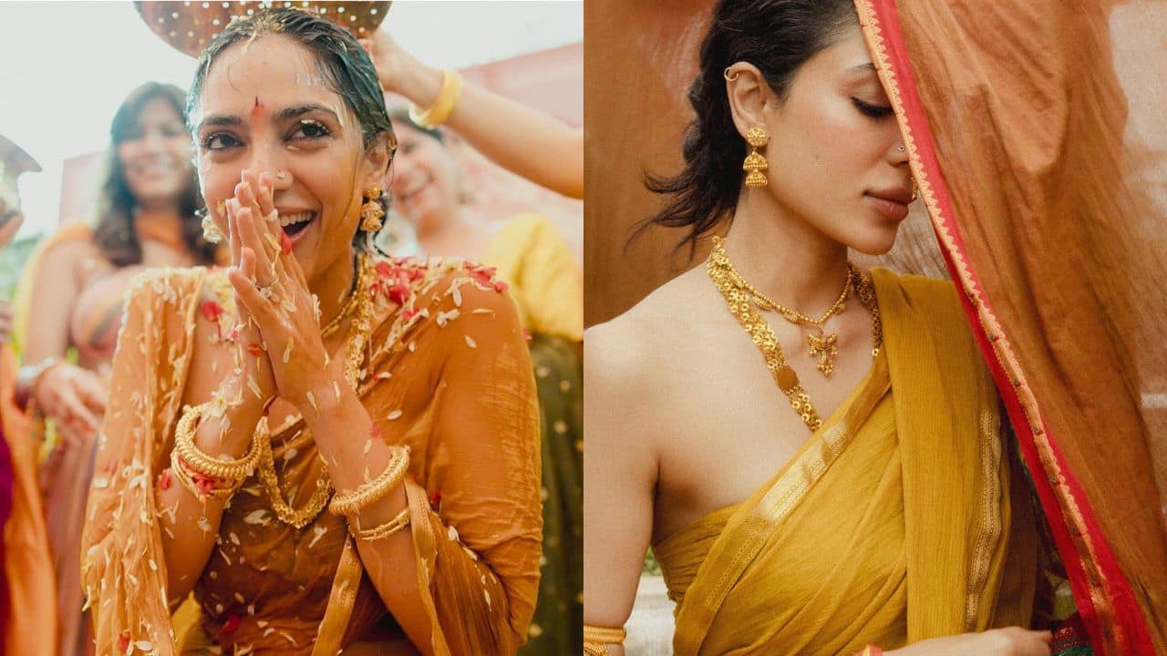 Sobhita Dhulipala shares ethereal pics from her Pelli Raata and Mangalsnanam ceremony ahead of wedding with Naga Chaitanya