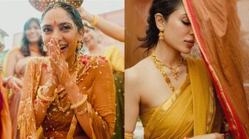 Sobhita during her Pelli Raata ceremony