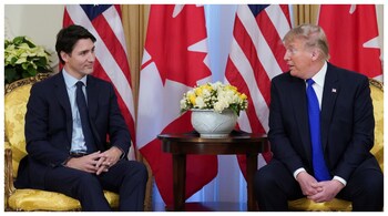 Canadian PM Justin Trudeau (L) met US president-elect Donald Trump at the latter's Mar-a-Lago club in Florida. (Courtesy: Reuters file photo)