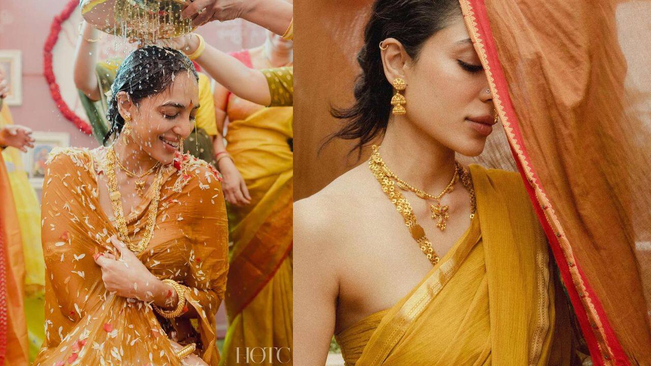 Sobhita Dhulipala shines with mother and grand mother ’s jewellery for special Raata Ceremony, see