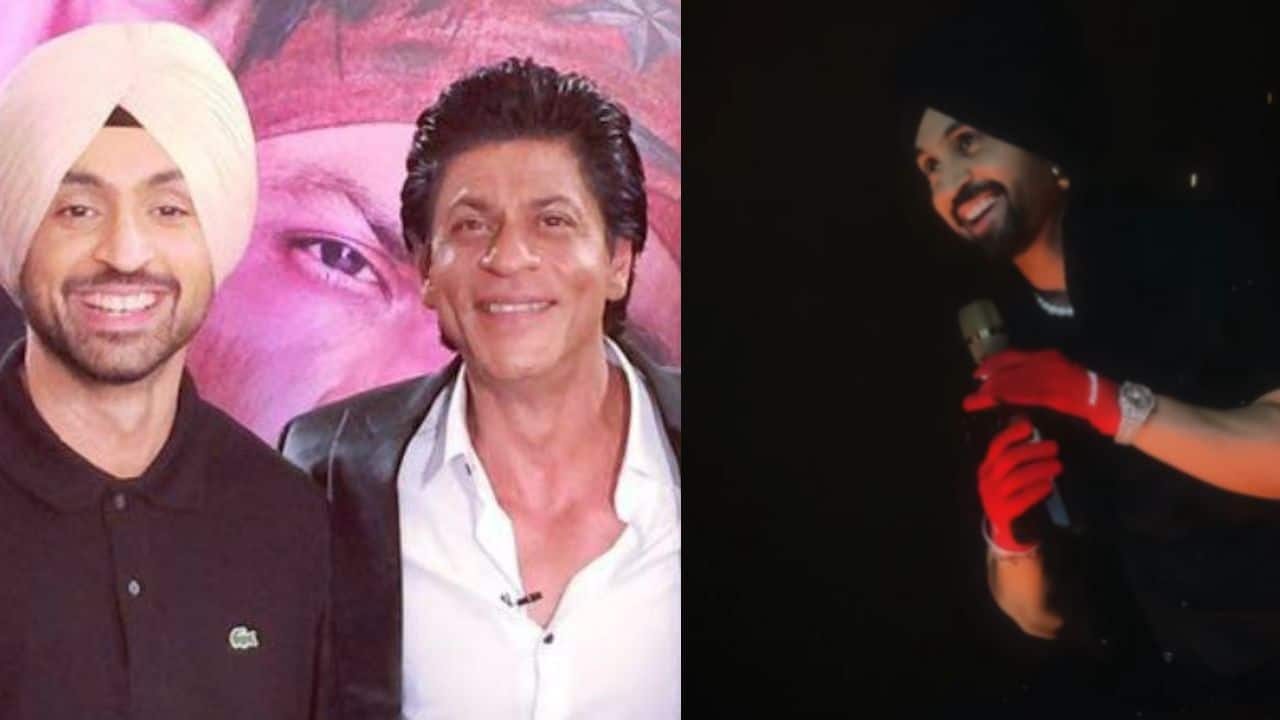 Shah Rukh Khan responds to Diljit Dosanjh's KKR tagline tribute in Kolkata Concert