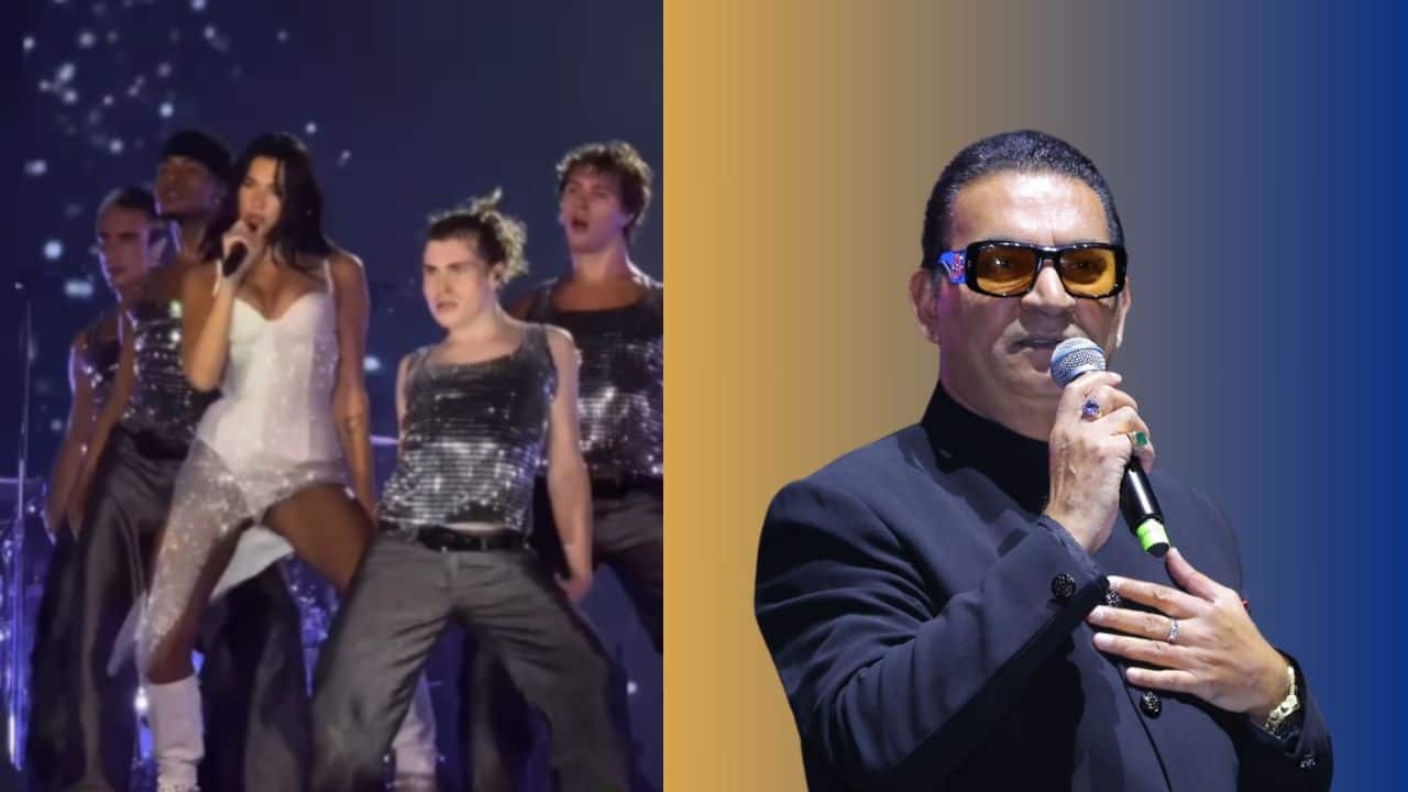 Dua Lipa x SRK mashup clip from concert goes viral; Abhijeet Bhattacharya highlights fan posts that call out missing credit for him and Anu Malik