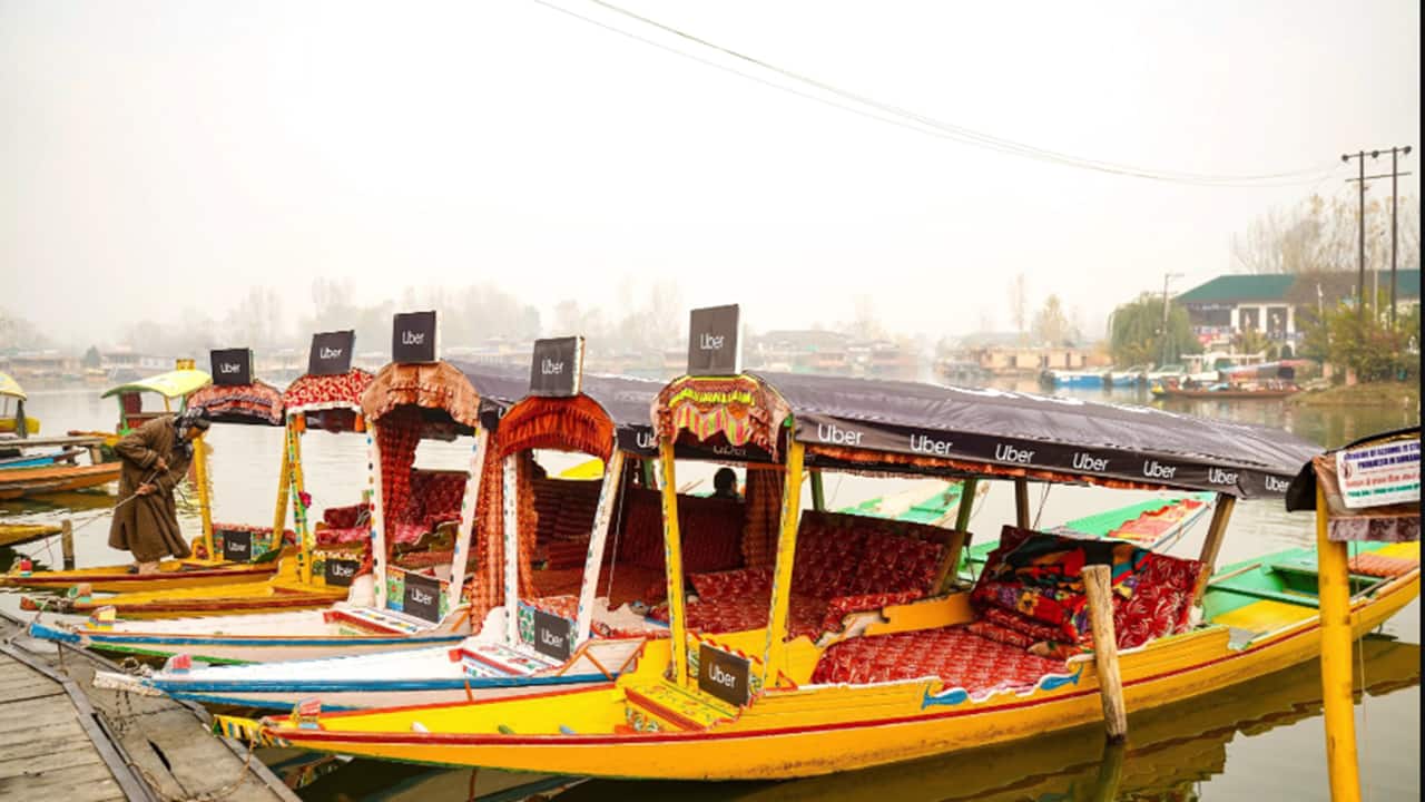 Uber rolls out India's first water transport service with shikara ...