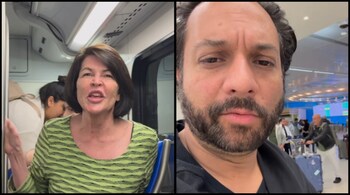 An American woman went on a racist tirade against Pervez Taufiq and his family. (Images: screengrab from video @ptaufiqphotography/Instagram)