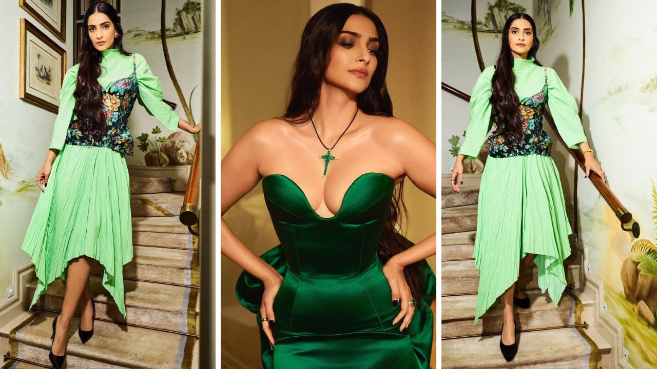 Fashion tips and tricks: Sonam Kapoor shows how to style shades of green for holiday season