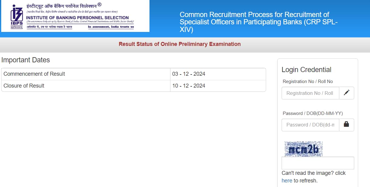 IBPS SO Result 2024 declared @ ibps.in, direct link here IBPS SO Result 2024 declared @ ibps.in, direct link here